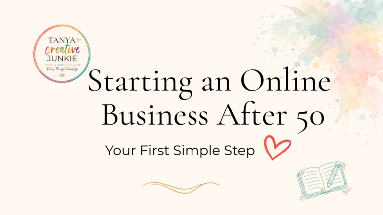 Starting an Online Business After 50 – Your First Simple Step
