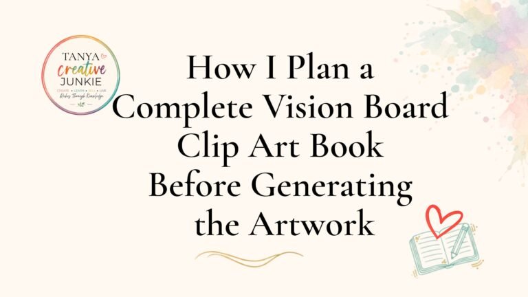 How I Plan a Complete Vision Board Clip Art Book Before Generating the Artwork
